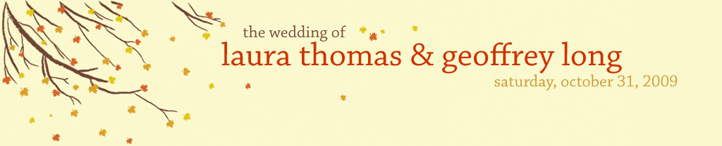 the wedding of laura thomas & geoffrey long